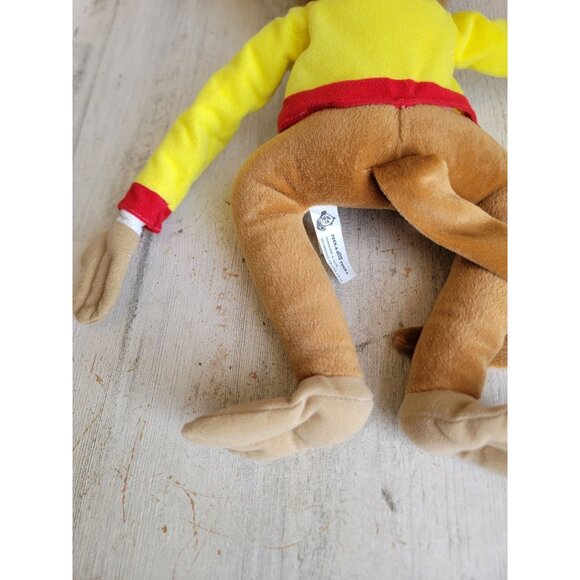 Peek a boo monkey vintage style Plush stuffed animal suit bowtie - Picture 8 of 10